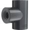 PVC-U T-Stück 90°, Klebemuffe x Innengewinde 20mm x 1/4"
