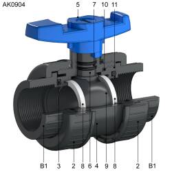 Ersatzteile AK0900 - 63mm - 2"