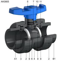 Ersatzteile AK0900 - 40mm - 1 1/4"