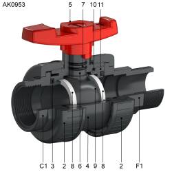 Ersatzteile AK0950 - 110mm - 4"