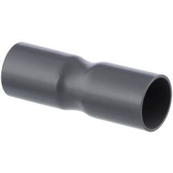 PVC-U Klebemuffe Verbinder lang Poolflex Klebeschlauch