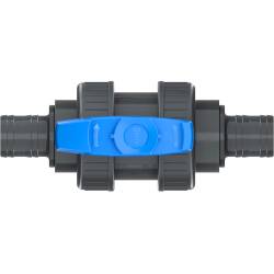 U-PVC and HDPE 2 way ball valve hose tail with nuts