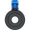 U-PVC and HDPE 2 way ball valve hose tail with nuts