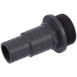 PVC-U Stufenschlauchtülle mit Aussengewinde