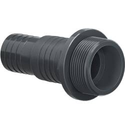 PVC-U Stufenschlaucht&uuml;lle mit Aussengewinde