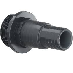 PVC-U Stufenschlaucht&uuml;lle mit Aussengewinde