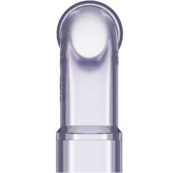PVC-U Bogen 90&deg; Transparent, Spritzguss PN 16, 2fach Klebemuffe