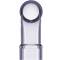 PVC-U Bogen 90° Transparent, Spritzguss PN 16, 2fach Klebemuffe