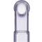 PVC-U Bogen 90° Transparent, Spritzguss PN 16, 2fach Klebemuffe