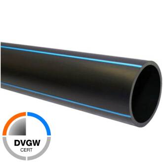 Pvc Rillen Rohr PE Rohr 32mm Trinkwasserrohr DVGW Stange | PVC-Welt.de