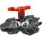 PVC-U 3-Wege-Kugelhahn ECO T-Bohrung, Aussengewinde