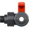 PVC-U 3-Wege-Kugelhahn ECO T-Bohrung, Aussengewinde