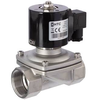 Edelstahl Magnetventil 24V AC Innengewinde