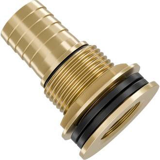 Brass water tank connector